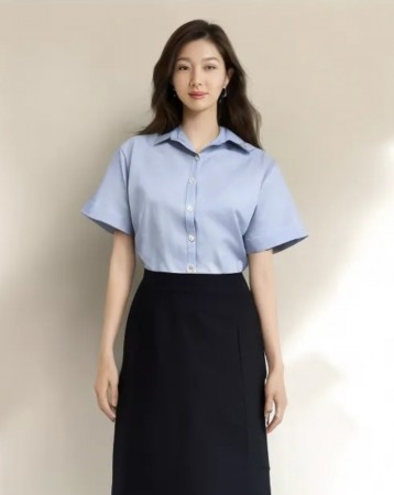 【晶輝團體制服】衛福部櫃枱人員襯衫套裝-同款布料可以訂做-政府單位及各大機關團體首選/1件就製作