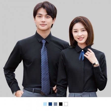 【晶輝團體制服】S118-彈性免燙上班族合身長袖襯衫