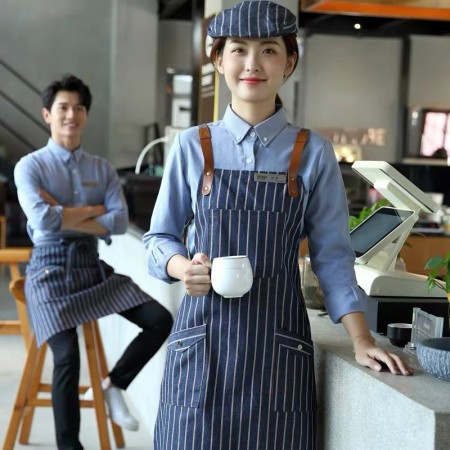 【晶輝】A0030-咖啡廳甜點店圍裙