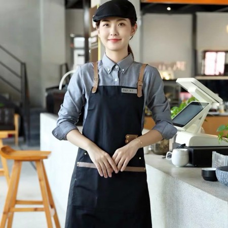 【晶輝】A0076-咖啡廳甜點店圍裙