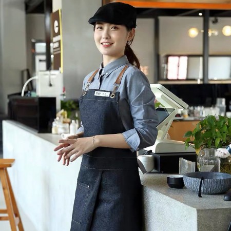 【晶輝】A0078-咖啡廳甜點店圍裙