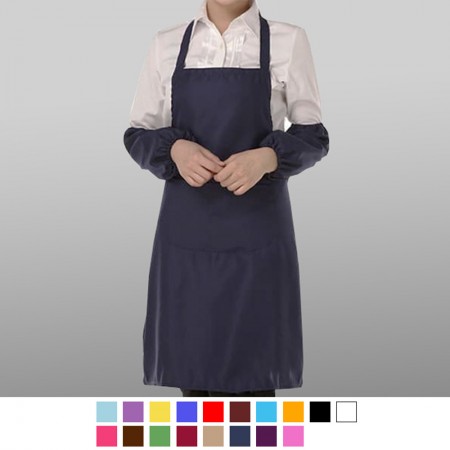 【晶輝】AA012-圍裙加袖套廚師餐廳工作服