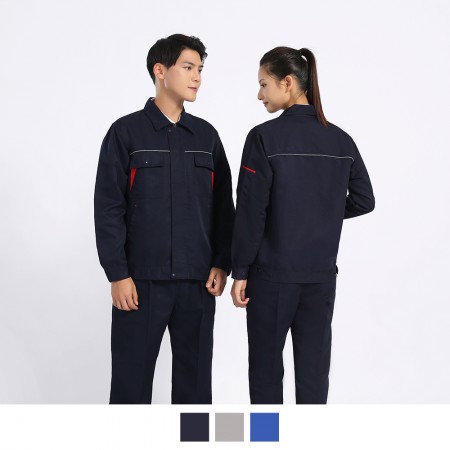 【晶輝】B01-配色素面工作外套、公司制服、班服