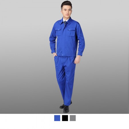 【晶輝】CH017-短袖汽修維修男女銷售員工作服套裝