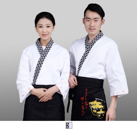 【晶輝】CH115-日式料理餐廳七分袖和服工作服