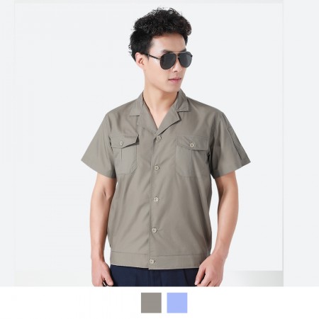 【晶輝】K603-配色素面襯衫、公司制服、班服