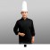 【晶輝】CH030-酒店食堂黑色雙排扣長袖廚師服